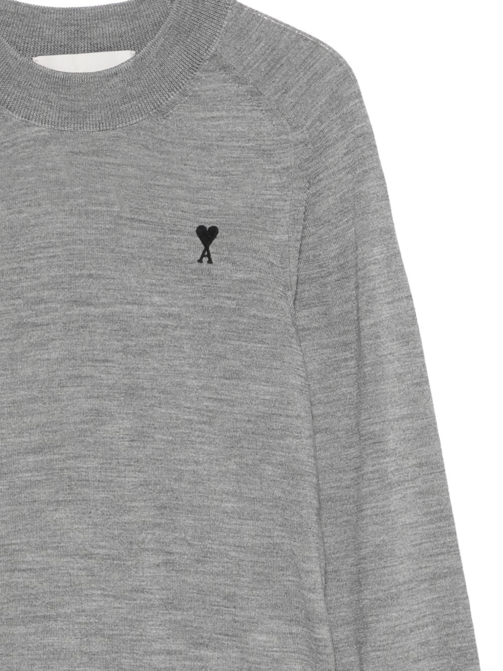 Ami Paris Sweaters - GREY | 8333e6ba7aaeeab404265fde7ae403d77e5b82e7