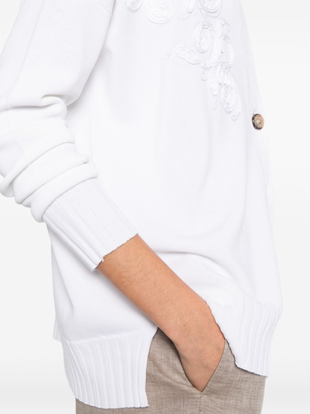 Ermanno Firenze Sweaters - WHITE | 1d0ceeb45cc9f11199e453615f6ceae6ebfef9f2