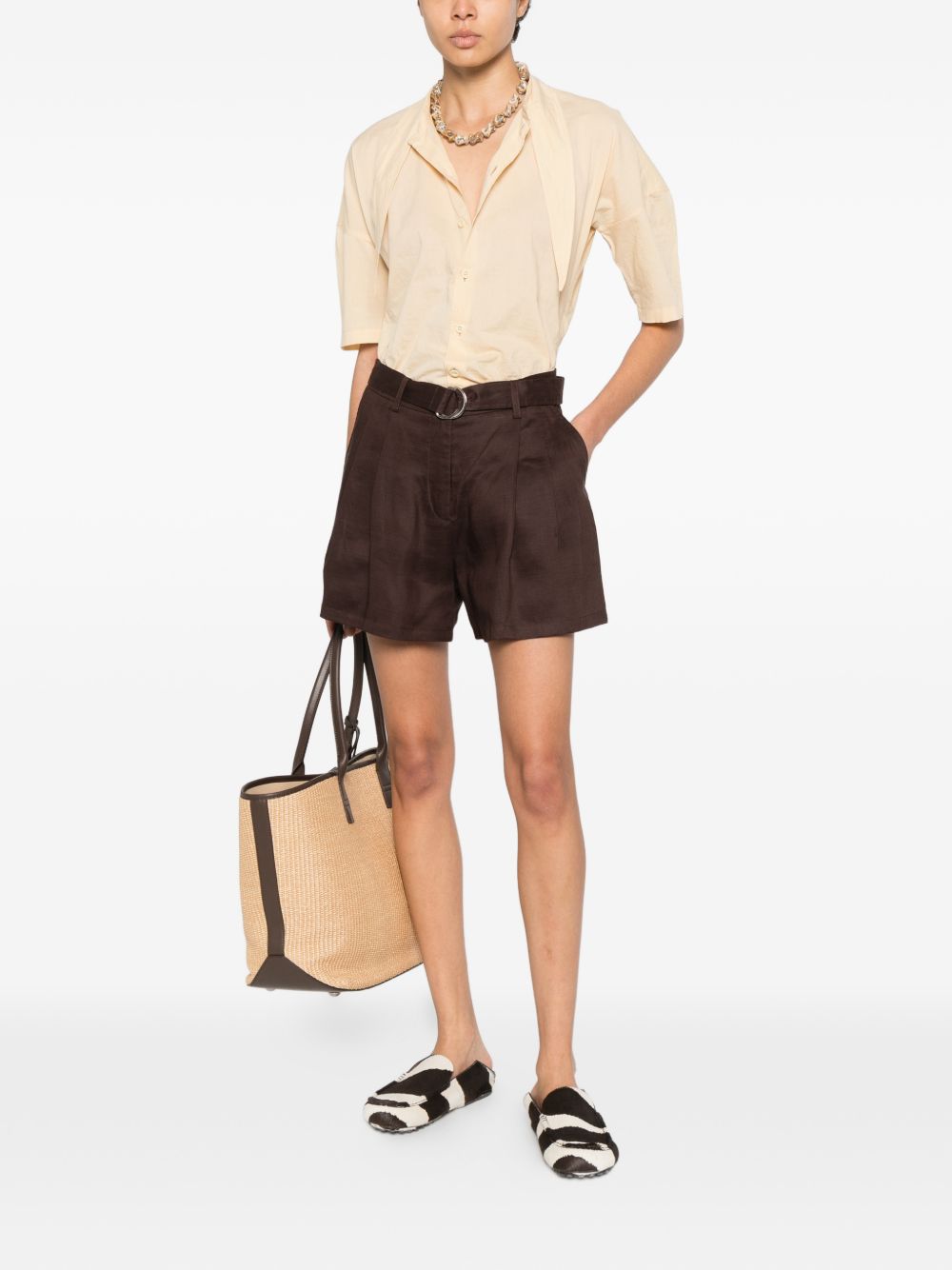 Ermanno Firenze Shorts - Marrone | eda67e0059ace809b27a52e22fd6f4aae38b55ab