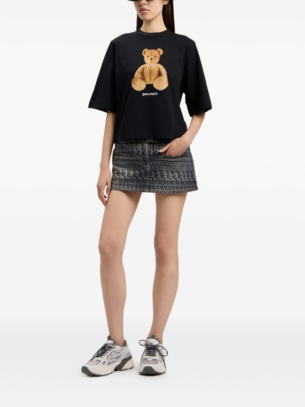 Palm Angels T-shirts and Polos - BLACK | 3c3ea05a525627470371d02ec9379390873ab946