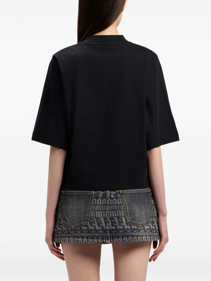 Palm Angels T-shirts and Polos - BLACK | f28f24f601067f6718e16b73527b46b359d8a441