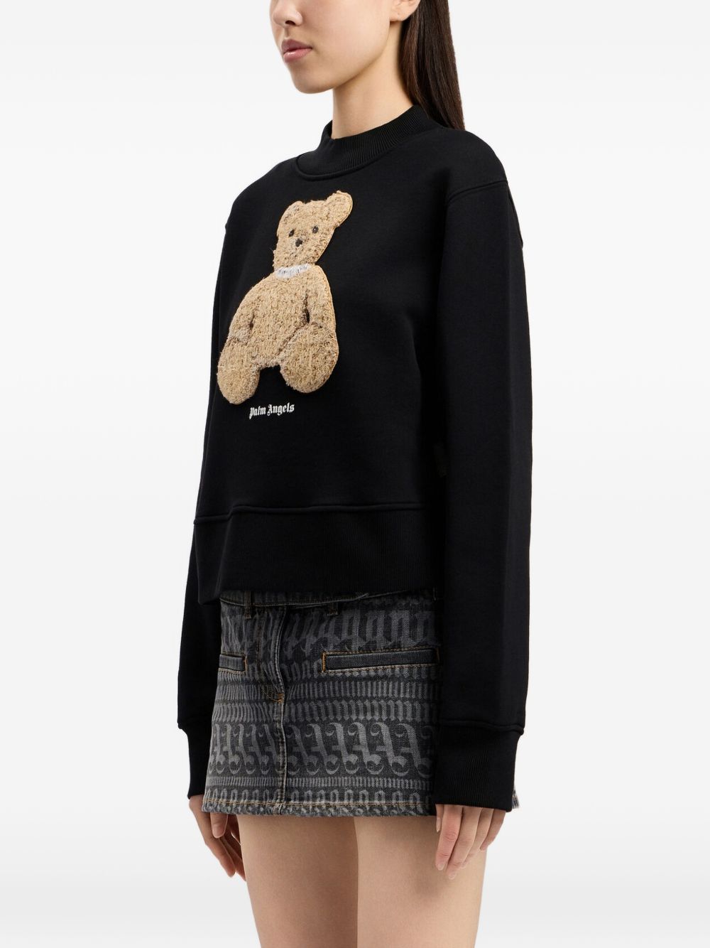 Palm Angels Sweaters - BLACK | 76719a5f99d12ffe6c0137bde3b5520697660556