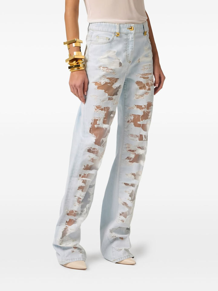 Elisabetta Franchi Jeans - Blue and green | 98b57913226618c074dc5a55198fca2f9163f9d4