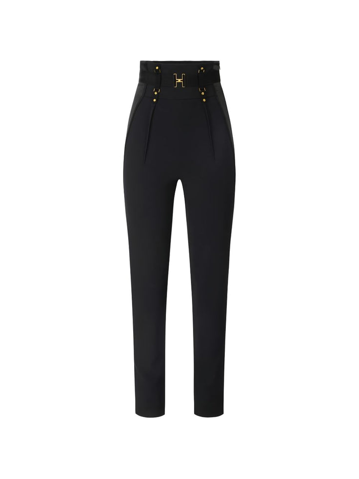 Elisabetta Franchi Trousers - Blacks and greys | a2f1335d3e1c1173c6c04cd420184b5f778d4584