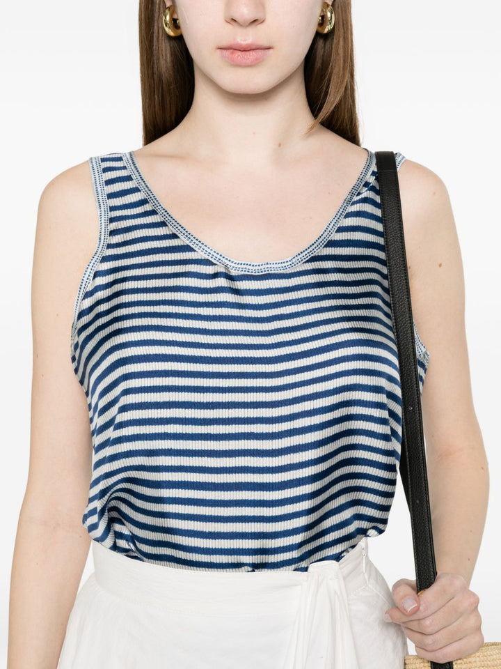 Pierre Louis Mascia Top - Blu e verdi | 085135f34c576fe58ce8ad1fca4cb5a623c149ff