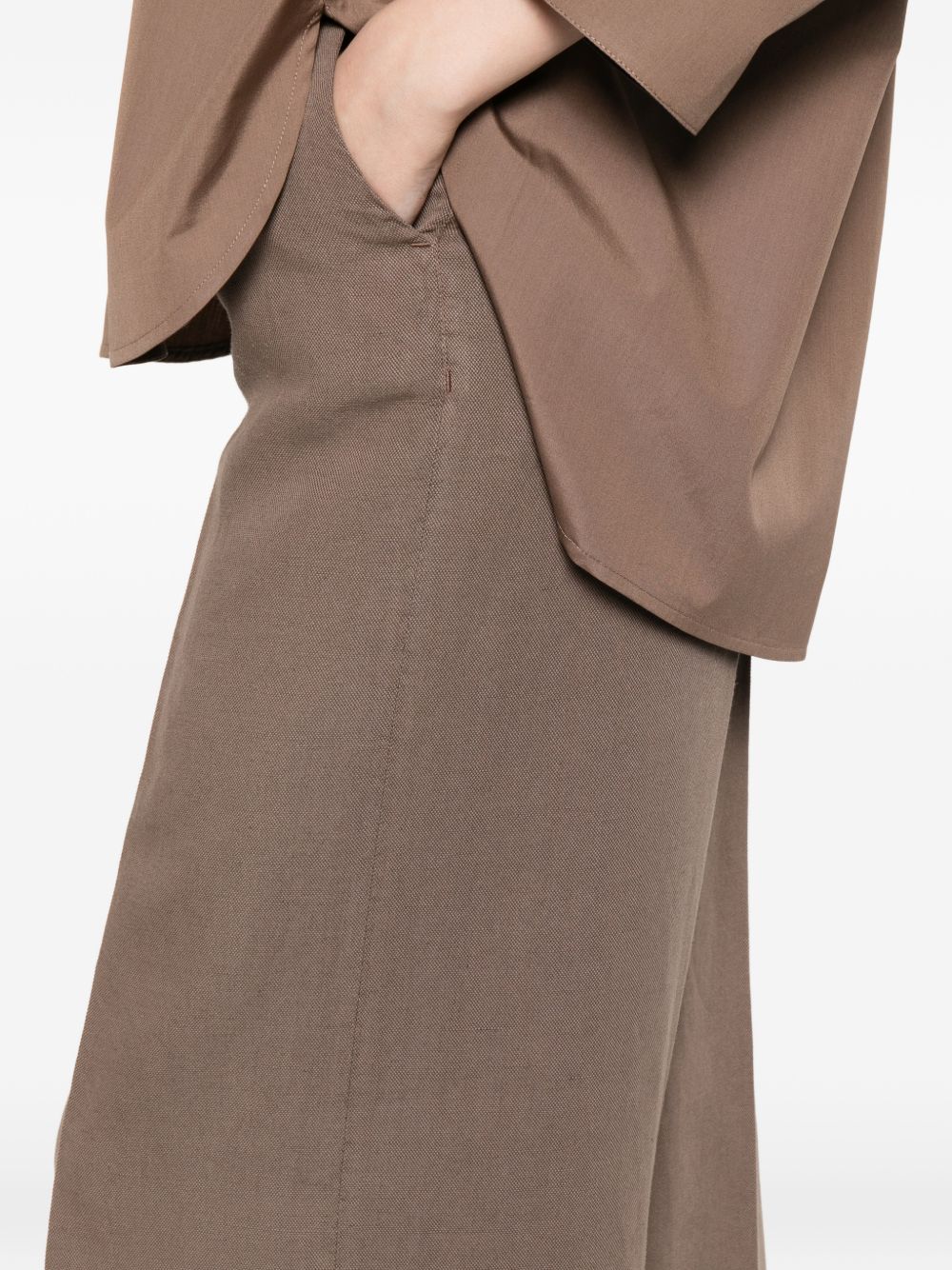Via Masini 80 Trousers - BROWN | 948c24198eb99890ed12c277f51e12802085bf26