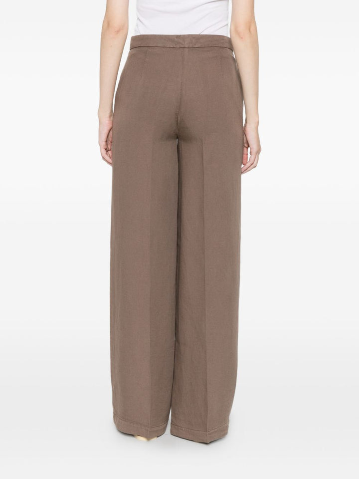 Via Masini 80 Trousers - BROWN | f32d28debaf5d785653dfd92d7abc5ad3f5b473d