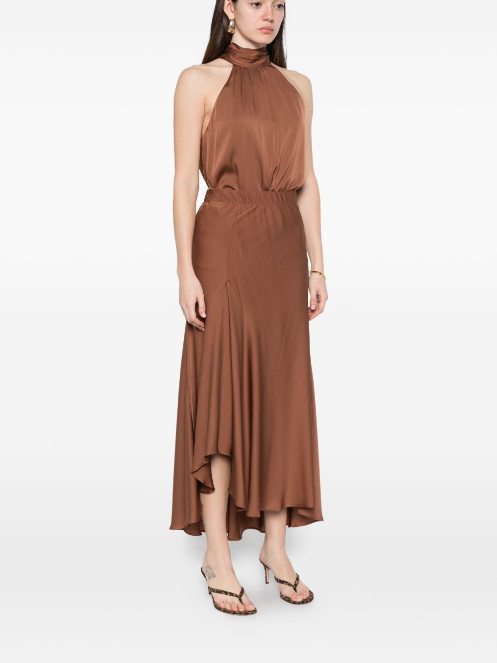 Silk95five Skirts - MARRONE | d92c04ff24f0e7e4f5ced1a4e7dd446931adf84a