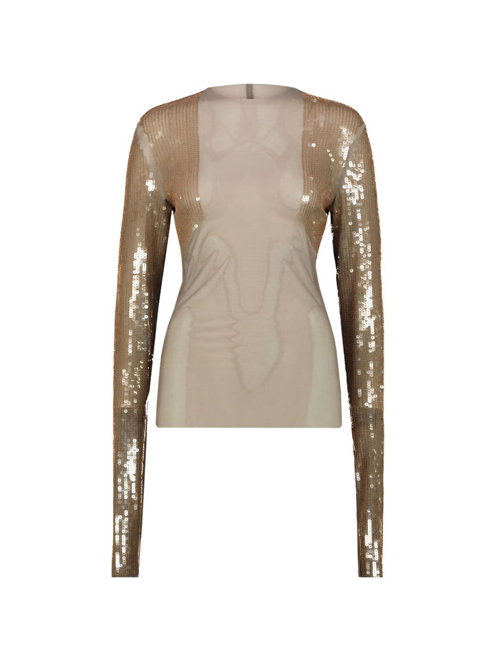 Rick Owens T-shirts and Polos - Light and natural | fde67f43430d8fde676d6521f1af85bcc7ba9e6f