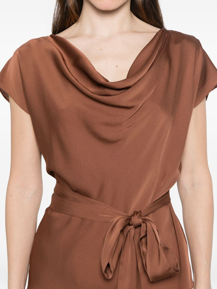 Silk95five Top - BROWN | d5665dda8f03e79e4e104300116a4720a27237ec
