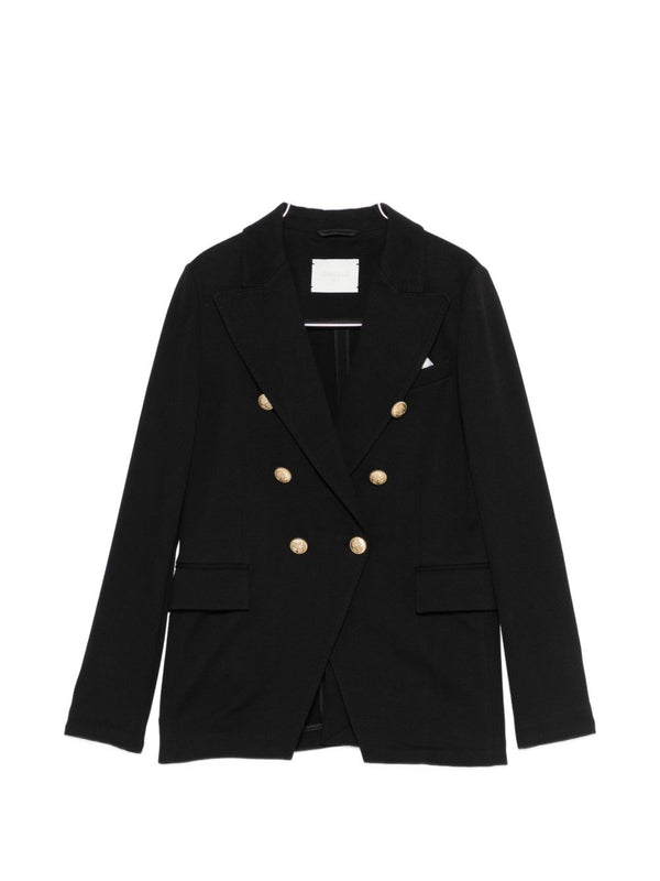Cotton Double-Breasted Jacket
