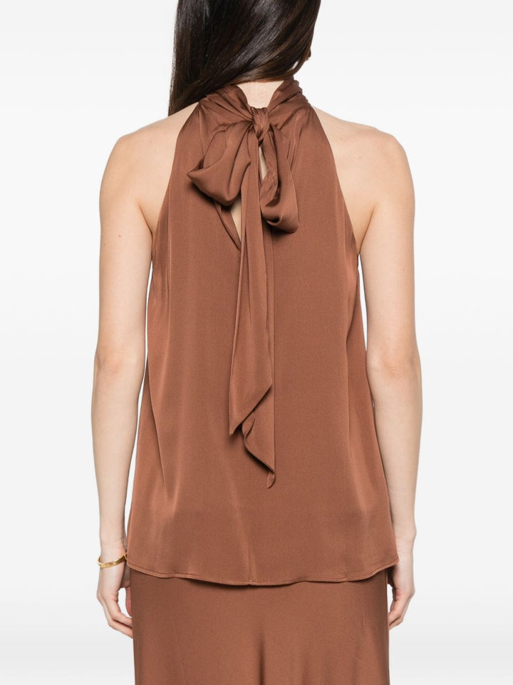 Silk95five Top - BROWN | aa36f25a5d5259952e58b90d40a3556afb5678af