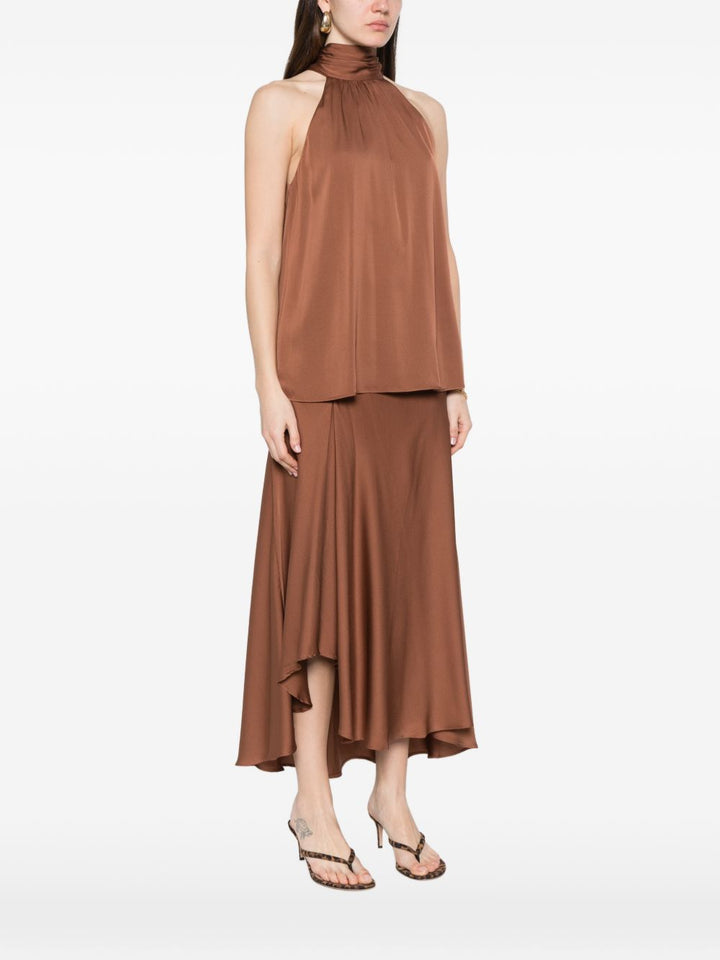 Silk95five Top - BROWN | 296833c2b2644d67f3b65e8e2b7428c6b4cbb2a6