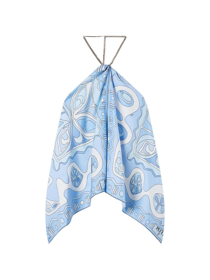 Pucci Top - Blue and green | dc9ac297fc0d2851cc63aa9f99accb9be4582608
