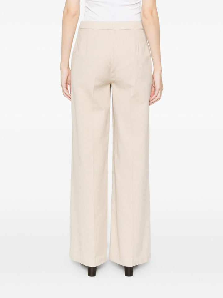 Via Masini 80 Trousers - BEIGE | 204684d0b62cca64b2722ada3ecf53f9e222cc12