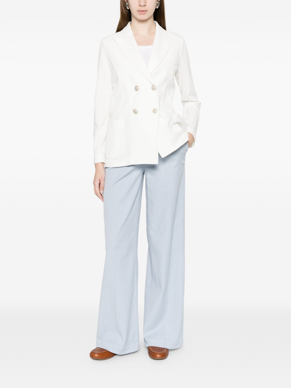 Via Masini 80 Trousers - BLUE | 479f5026b32867ce410195bf130f279d9da376ab