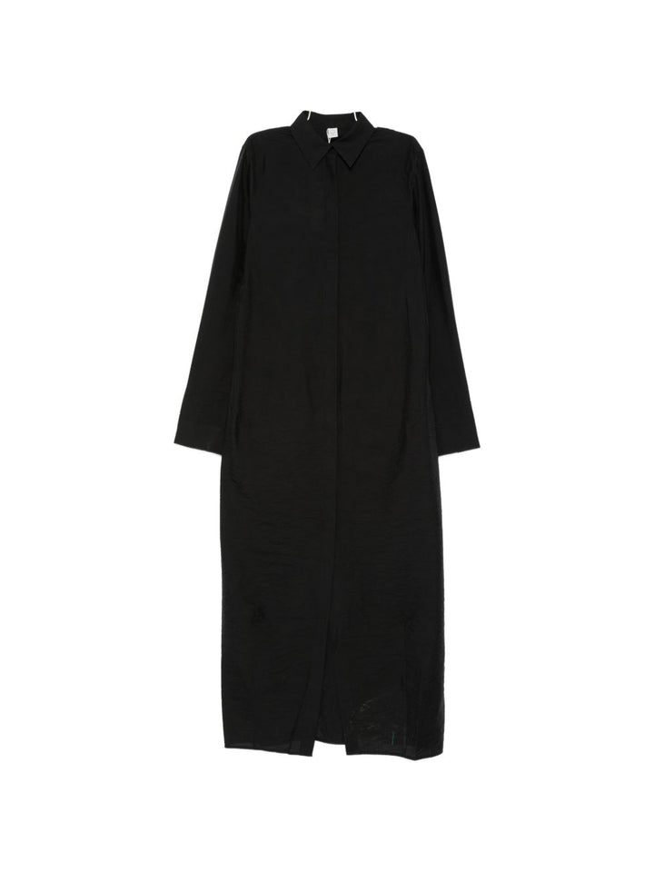 Toteme Main Dresses - BLACK | b550f257469cba7299e6c3a284b11b27ae3d29f1