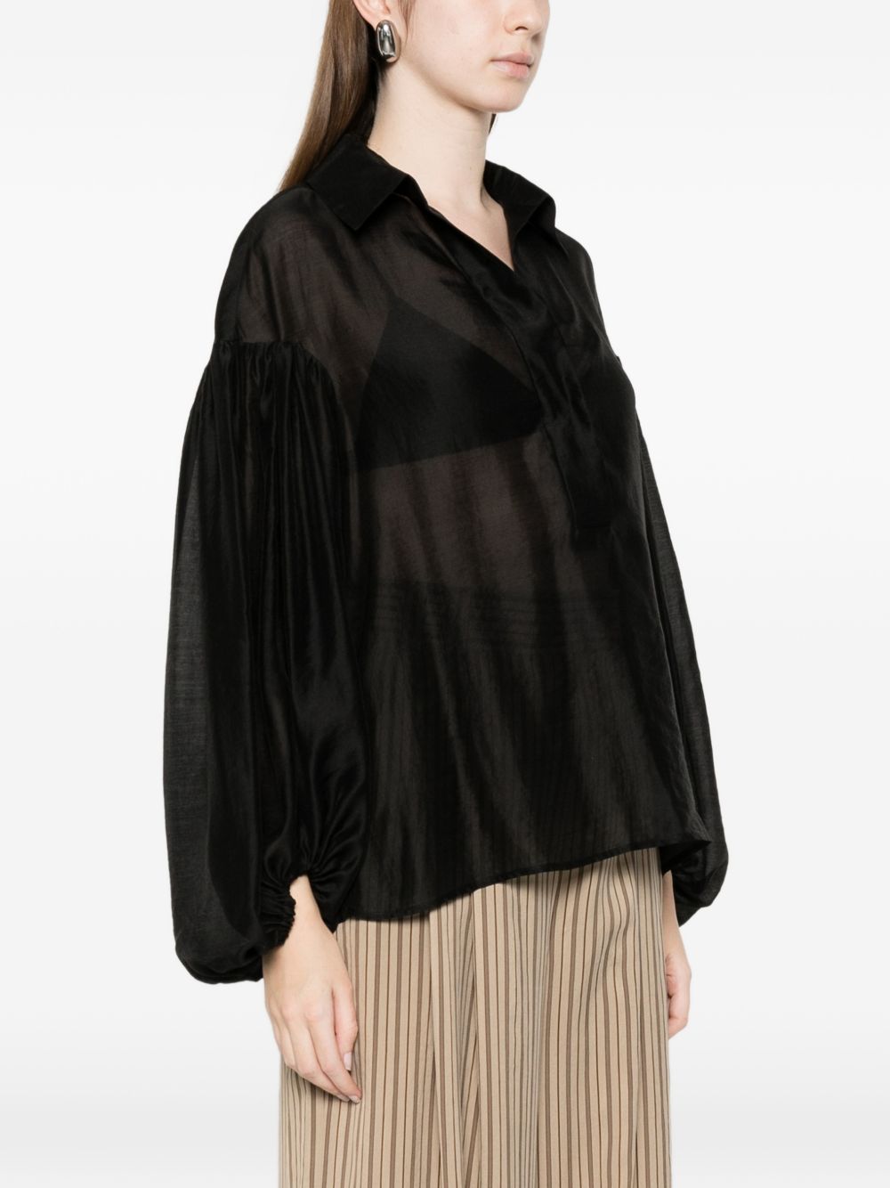 Trame Auree Shirts - BLACK | 9b685456df6839ec80bdeee7ca117425570ab417