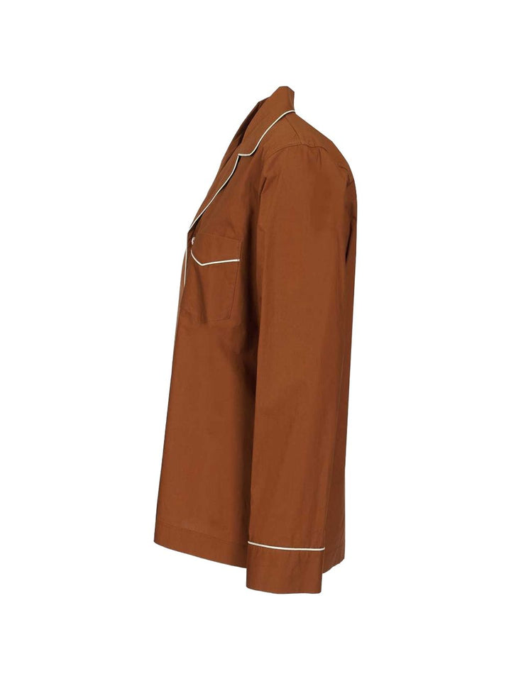 Forte Forte Shirts - Marroni | 56c9a2c004d87327032d2eaf88b2a537fe906de8
