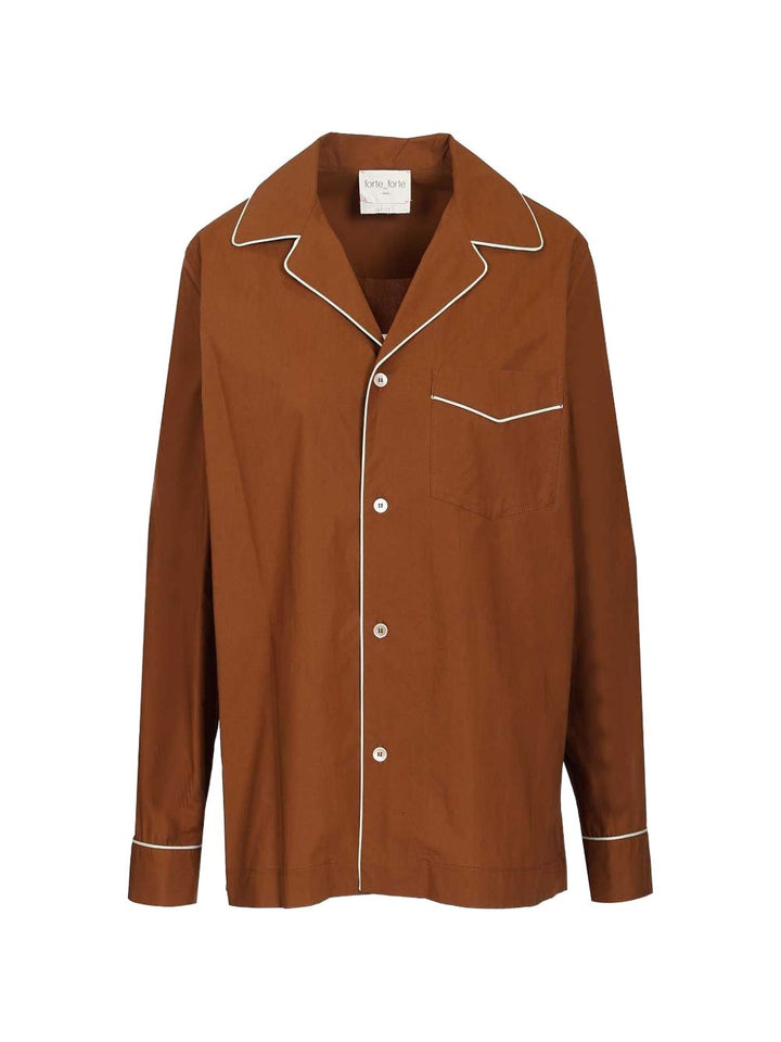 Forte Forte Shirts - Marroni | e5fce3cd3e0a4b31355a7c54ef00df2f2e1d6630