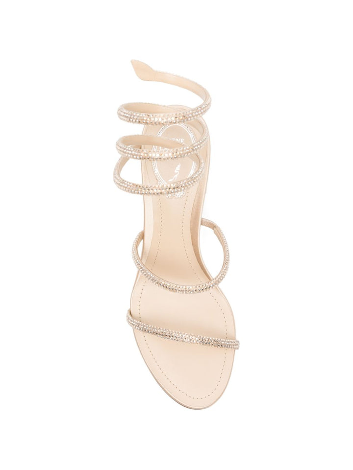 Rene' Caovilla Sandals - BEIGE | 9b100ed8c116246d7add1665e89aaea5a80f41b7