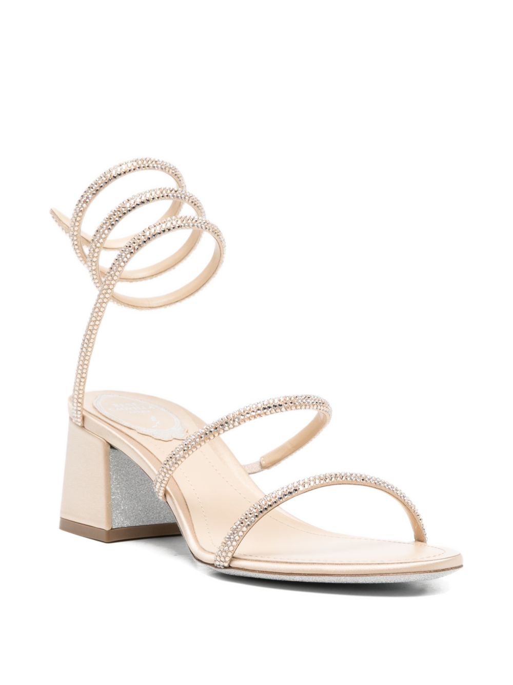 Rene' Caovilla Sandals - BEIGE | f3ac63bcdeb7f89382ec17ad2872967efaacc1f5