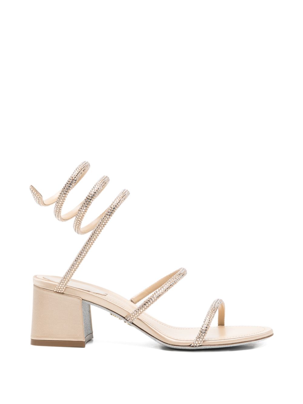 Rene' Caovilla Sandals - BEIGE | aaea2fa3722b8f7c81384b380773ca8f08635cb9