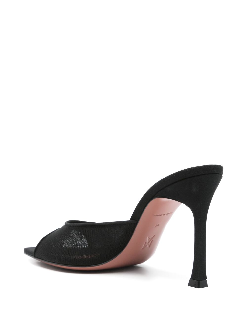 Amina Muaddi Sandals - Neri e Grigi | 6b45a797b1fb8e387276269903632dfd0cc0a559