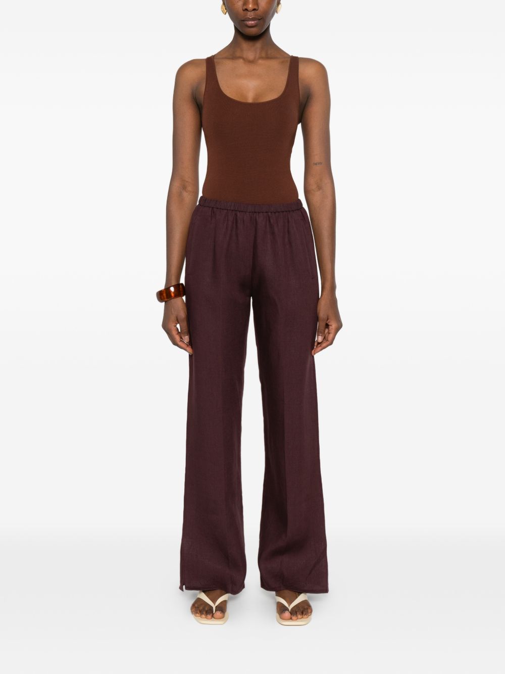 Forte Forte Trousers - BROWN | 2c42b2ad70620ddd286392b380670697ff34cf62