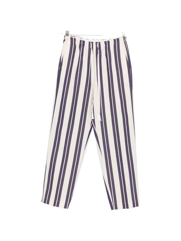 Pantalones a rayas con cordón