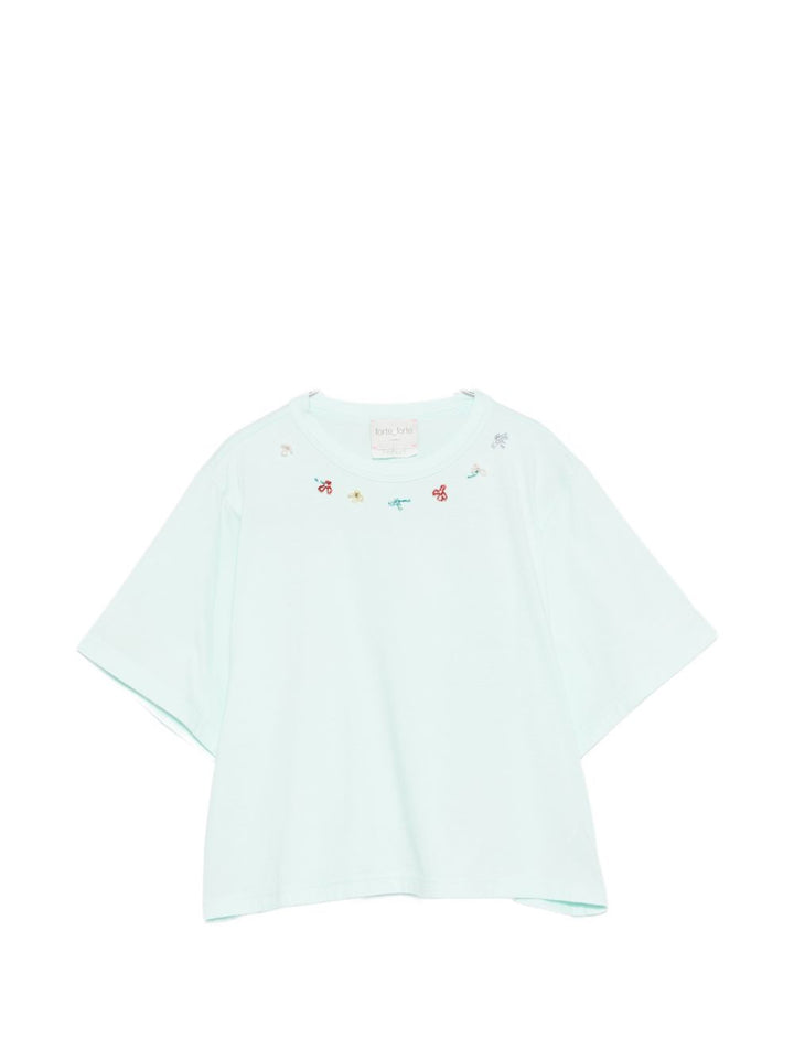Forte Forte T-shirts and Polos - Blu e verdi | 43ce46be8973413f759ead43126f63264123c58a
