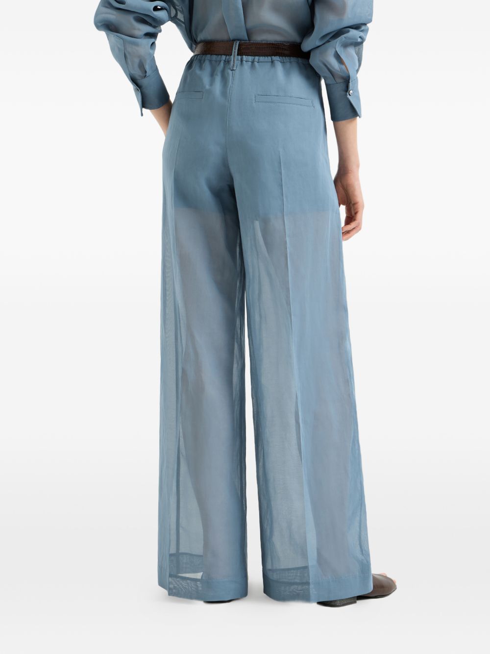 Brunello Cucinelli Trousers - Blue and green | 9db3b9044f628e42f95e1f86bba8be55d4040bec