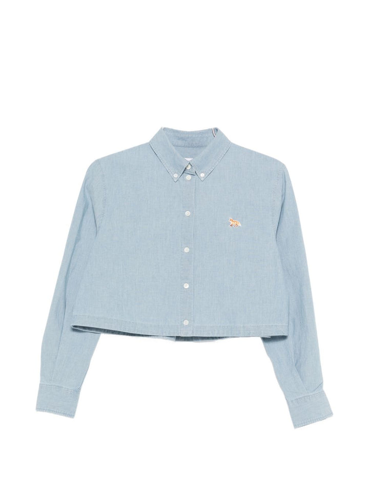 Maison Kitsune' Shirts - Blu e verdi | 26e7d4adb8fc4a021d3ac7014adac9b6429b931d