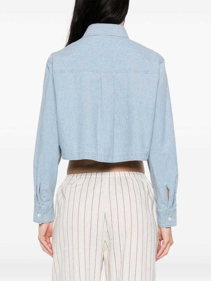 Maison Kitsune' Shirts - Blu e verdi | 7f664b05eaa33d4afe5df47ecd0a8a737529b641