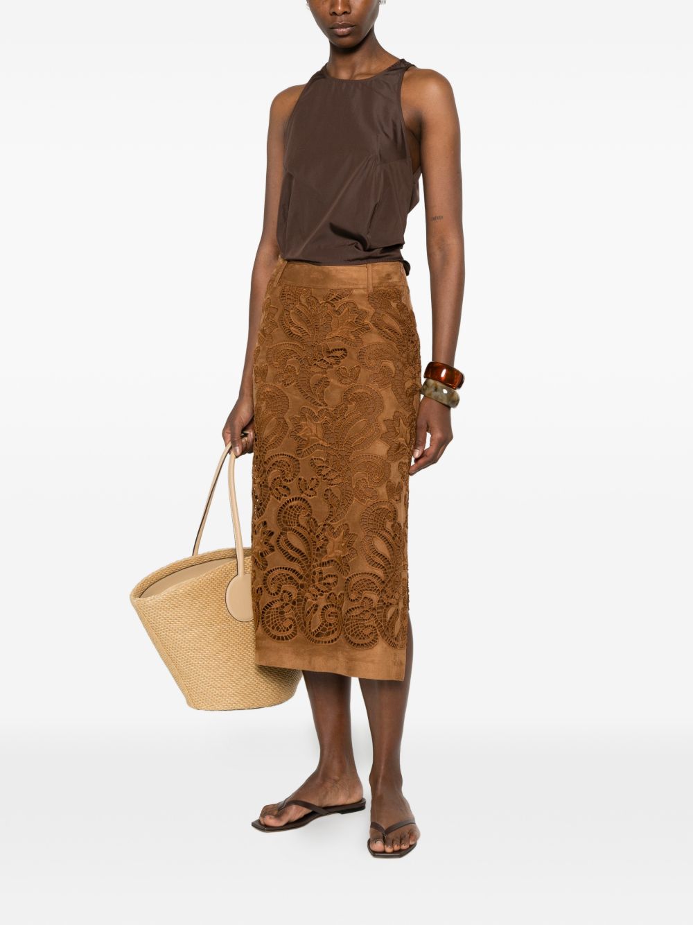 Ermanno Firenze Skirts - MARRONE | a20ac54b478b8f5bf00f8930446dddbb53ef9b28