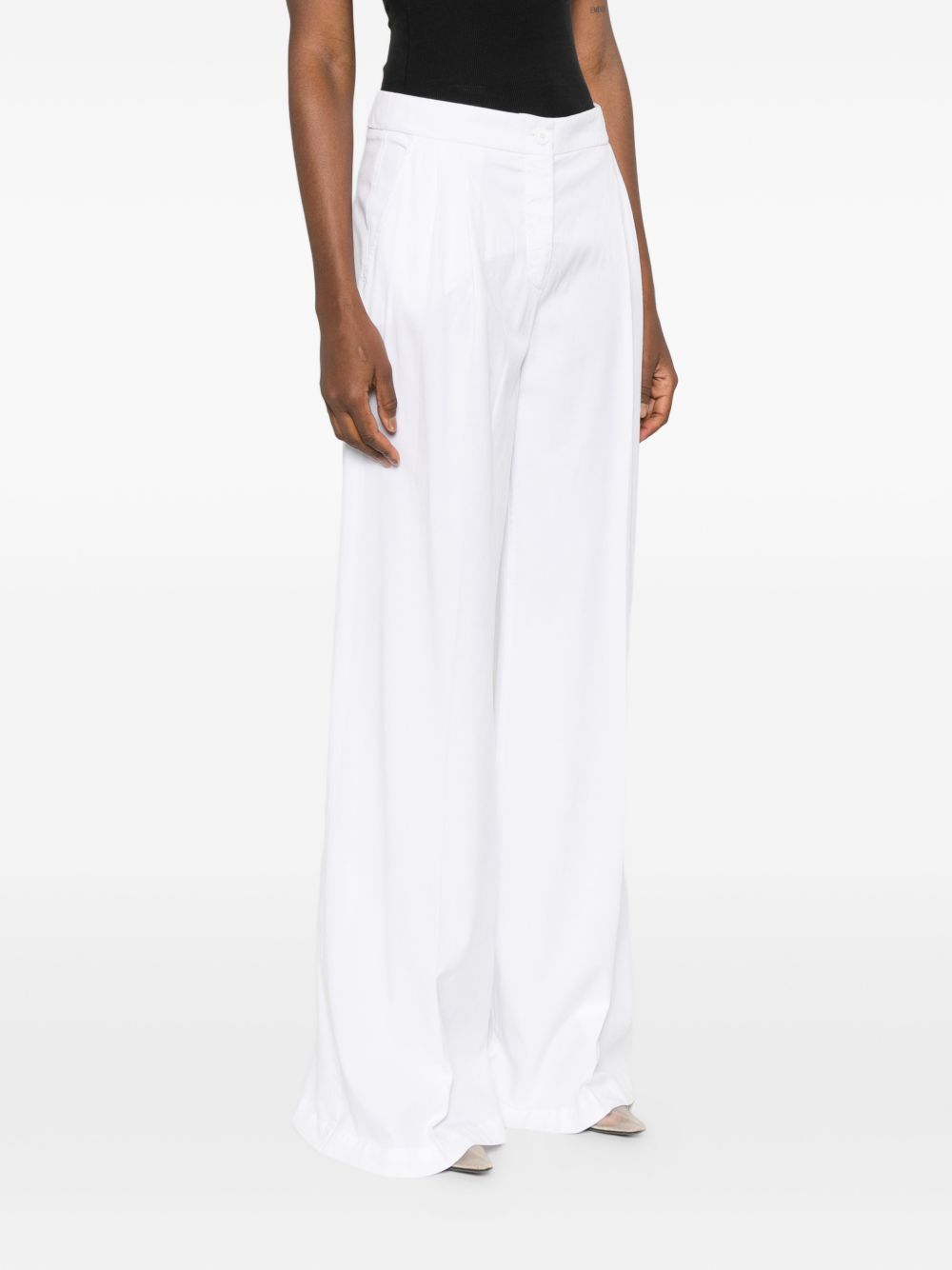Via Masini 80 Trousers - WHITE | cc11a08306bfa75009a968eaa15daa0ec00412e1