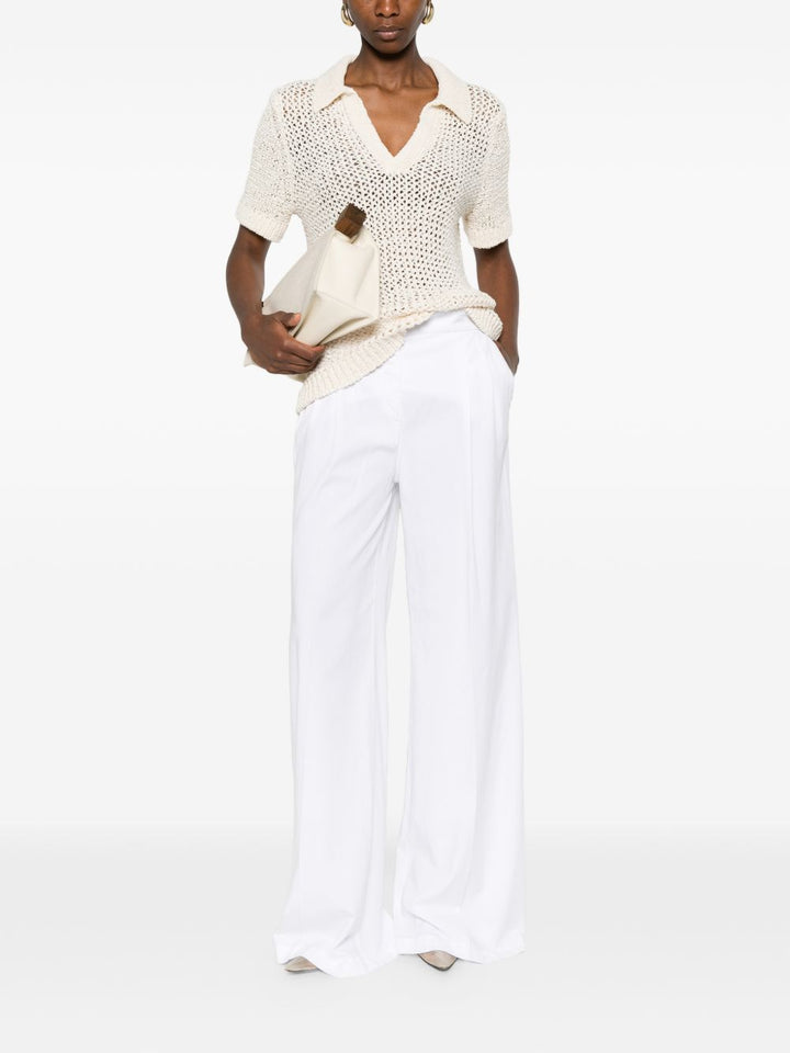 Via Masini 80 Trousers - WHITE | 3459419dba37c194f9447926dd8dd5d4b1ec4f5a