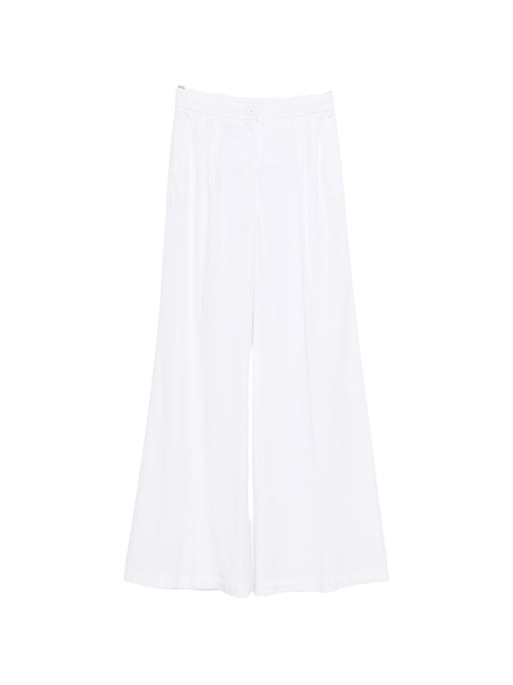 Via Masini 80 Trousers - WHITE | a77491cf5b00f4906eb8686888be0a1db12f9e65