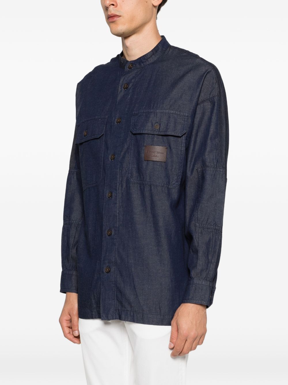 Emporio Armani Capsule Shirts - Blu e verdi | 8240167150d33e5afbcf08e7754f30625044bba8