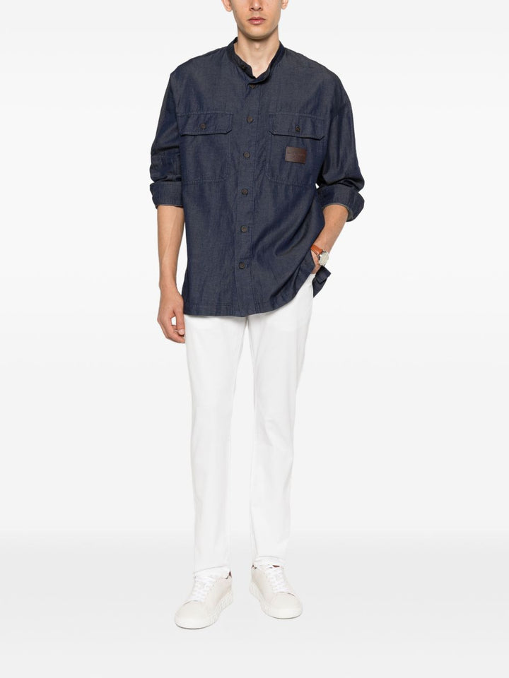 Emporio Armani Capsule Shirts - Blu e verdi | 6250654bb8a7a801aed8371d768a1c4c205cc7a1