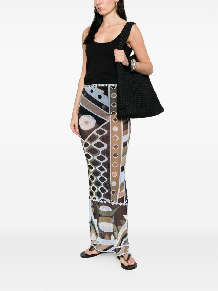 Pucci Skirts - Blue and green | fadad946bb4c89ae061e36322ccb43b058a9cf6f