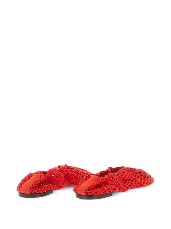 Odissi Flat shoes - RED | 83c289727587aa26cb057580295140f5c3a093ad