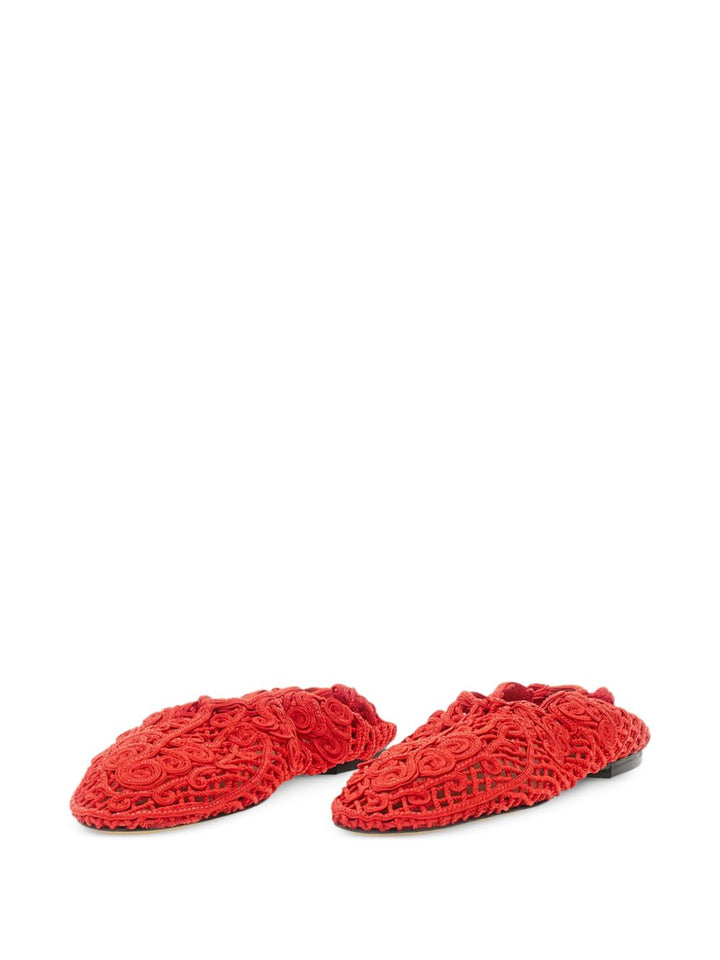Odissi Flat shoes - RED | 12f2cdc1b13d82c78923821027f667a21e9c187d