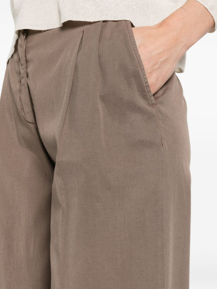 Via Masini 80 Trousers - BROWN | ffdbcb3096e11b467c68fa5bc16ade8bde8ddf68