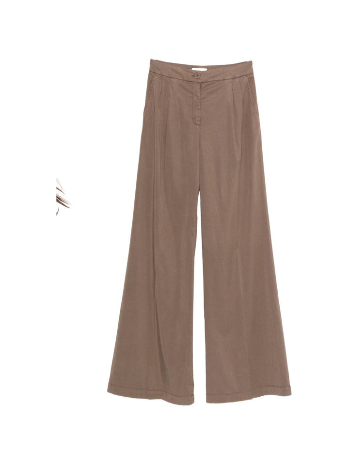 Via Masini 80 Trousers - BROWN | 2b69742ea5db2c3c02d3ee35f6be8c63e43e9c1a