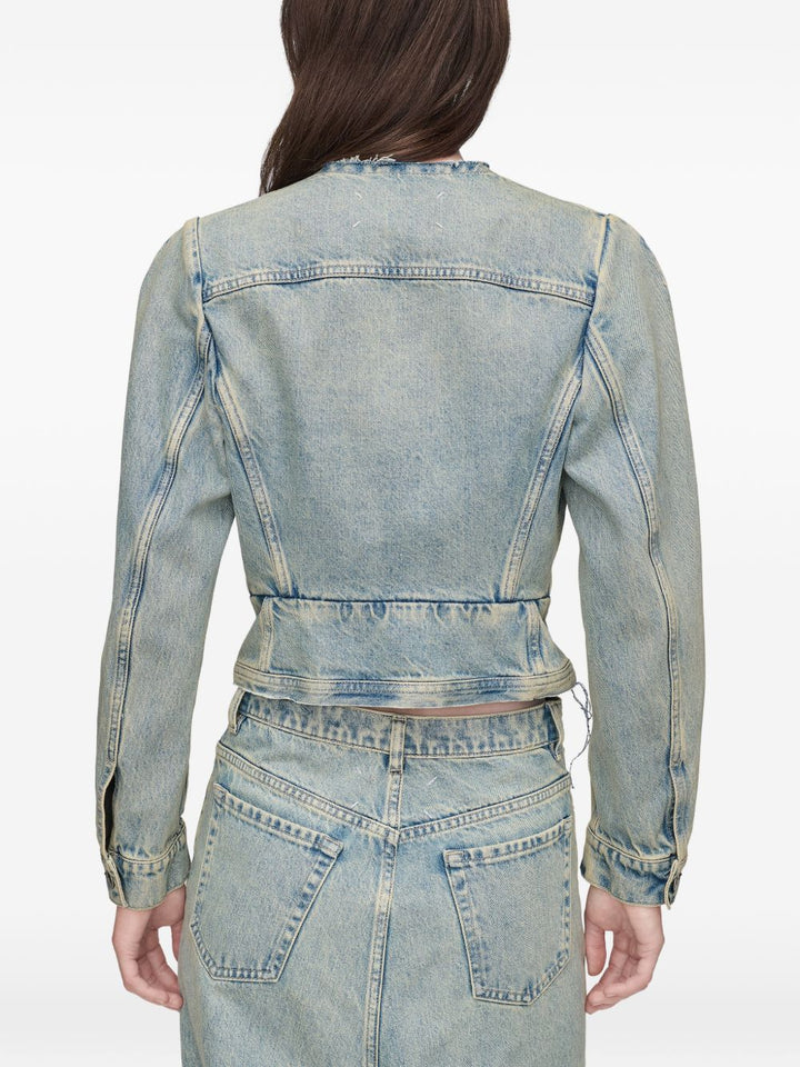 Maison Margiela Coats - Blu e verdi | fd6f4d25587e56516edfbd3b1df711d417c9161b