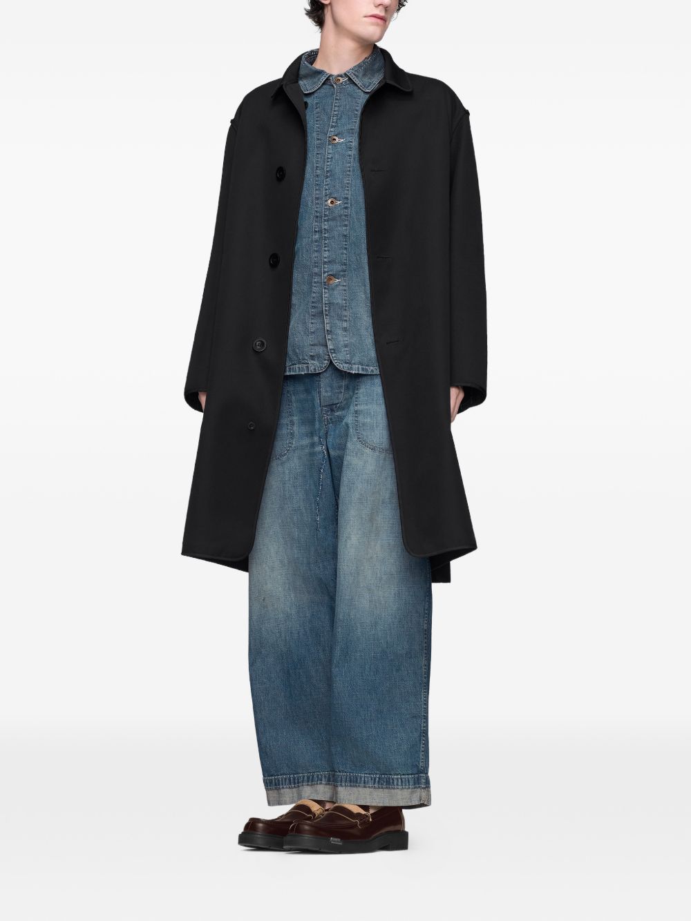 Maison Margiela Coats - Blue and green | 2d453a89531f9154900cb5c6bdd5165d79407ad9