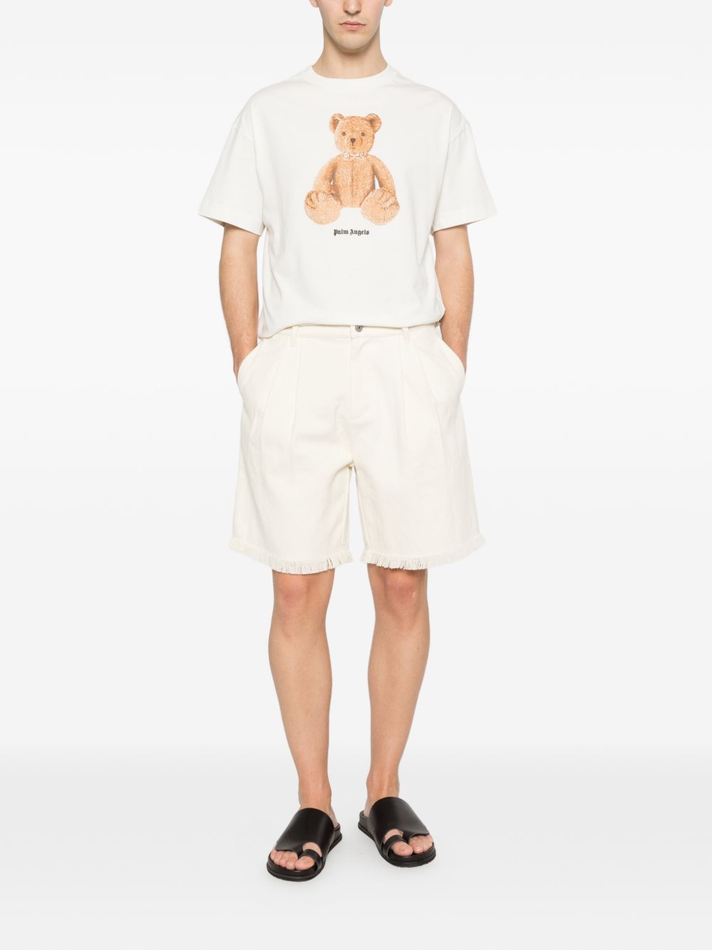 Palm Angels T-shirts and Polos - Chiari e Naturali | 2653e6c20465805132f8e28c08fd956ccb40ede6