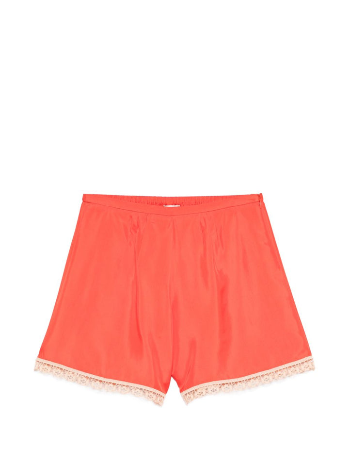 Forte Forte Shorts - Blue and green | be0e22851013354785c629c5b93fd6cd282bcc75