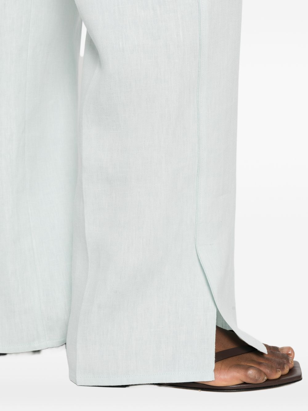Forte Forte Trousers - Blu e verdi | 66298476b4a930d596ab8f1bee1ed2104bdf10ec